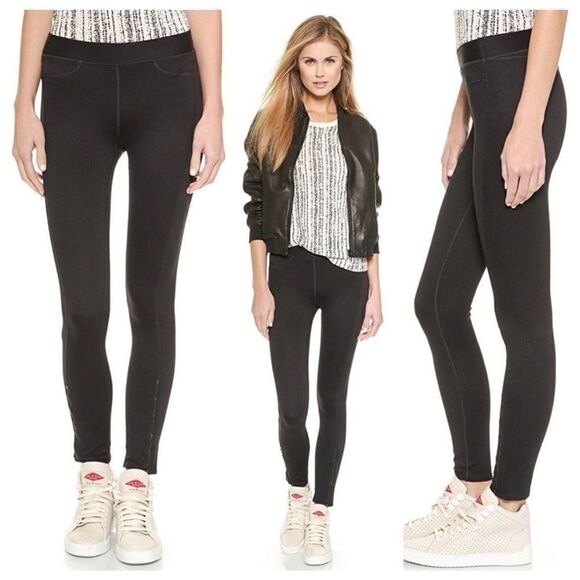 Rag & Bone / Jean The Lawson Black Pant Leggings - Size: Medium - Picture 10 of 10